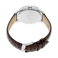 SNE529 Seiko Essentials Solar Leather Strap Green Dial Men's Watch