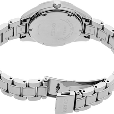Seiko SUR581 Diamonds Light Blue Dial Stainless Steel Women's Watch