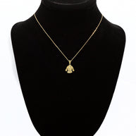 Gold Martial Arts Karate Robe 3D Charm Necklace (Available in Yellow/Rose/White Gold)