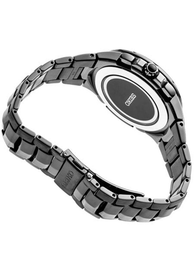 SSG021 Seiko Coutura Solar Chronograph Black Dial Men's Watch