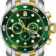 Invicta Silver Gold Two Tone Men's Watch TYS - 40191