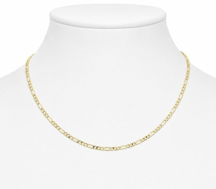 10K Yellow Gold Figaro Chain