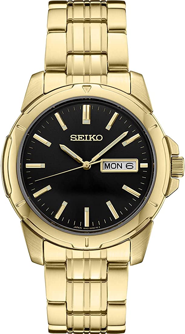 Seiko Gold Tone Men Watch TYS - SUR358