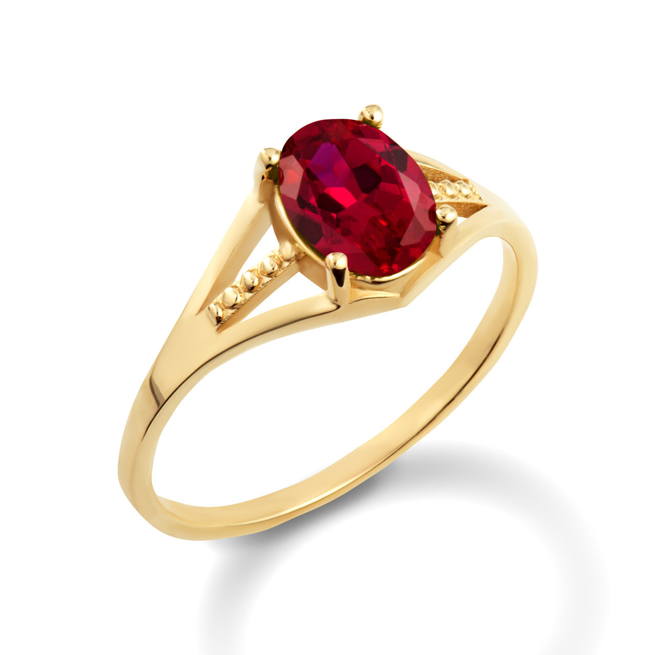 Gold Ladies Birthstone Ring (Available in Yellow/Rose/White Gold)