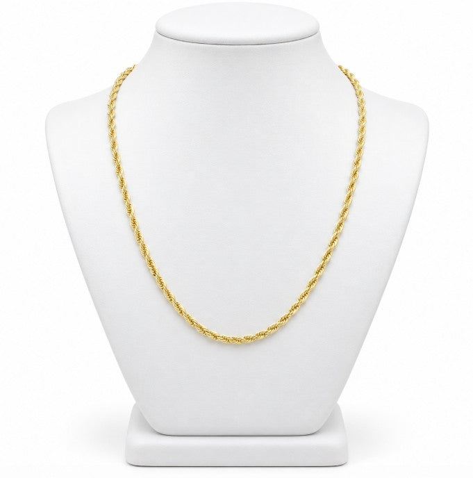 10K Yellow Gold Rope Chain