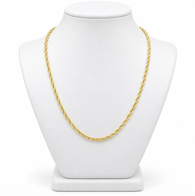 10K Yellow Gold Rope Chain