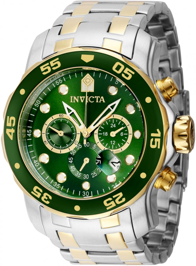 Invicta Silver Gold Two Tone Men's Watch TYS - 40191