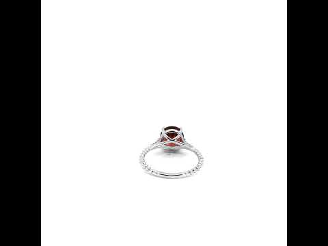 .925 Sterling Silver Gemstone Ribbed Band CZ Ring