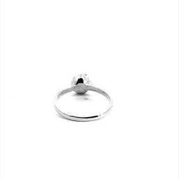 925 Sterling Silver Diamond Cut Rose Flower Ring