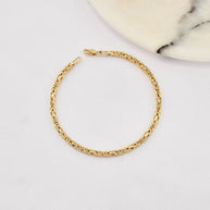 10K Yellow Gold Byzantine Bracelet