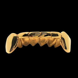 Custom Grillz, 925 Solid Sterling Silver Front Bar Tip Covering Hand Made Grillz
