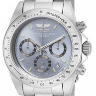 Invicta Men's ILE9211A Speedway Quartz Chronograph Charcoal Dial Watch