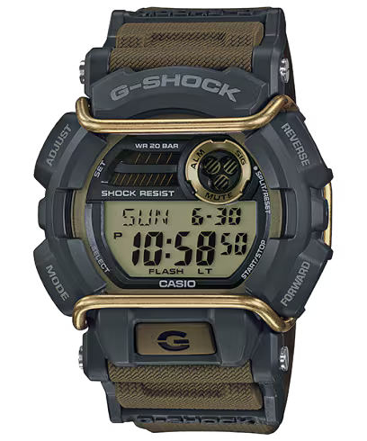 Casio G-Shock GD-400-9 Digital Yellow Resin Men's Watch