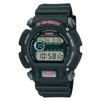 Casio G-Shock DW9052V-1V Digital Black Cloth Strap Men's Watch