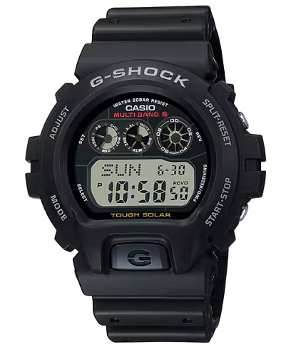 Casio G-Shock GW-6900-1 Tough Solar Multi-Band 6 Digital Men's Watch