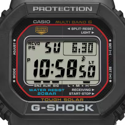 Casio G-Shock GW-M5610-1 Tough Solar Multi-Band 6 Digital Men's Watch