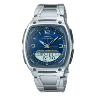 Casio AW-81D-2AV Analog-Digital Stainless Steel Men's Watch
