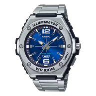 Casio MWA-100HD-2AV Analog Blue Dial Stainless Steel Men's Watch