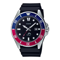 Casio Duro MDV106B-1A2V Pepsi Men's 200M Dive Watch with Quartz Movement