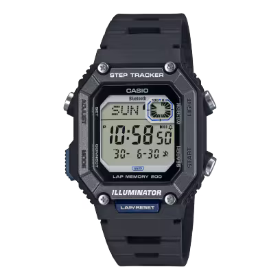 Casio WS-B1000-1AV Bluetooth Step Tracker Digital Men's Watch