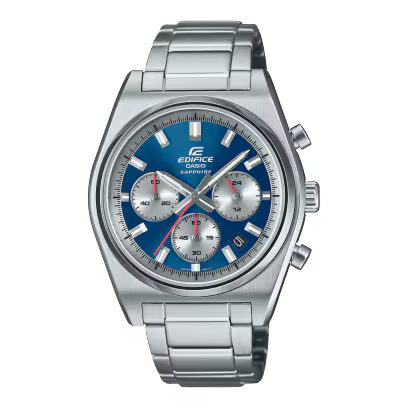 Casio Edifice EFB-730D-2AV Blue Dial Chronograph Men's Watch