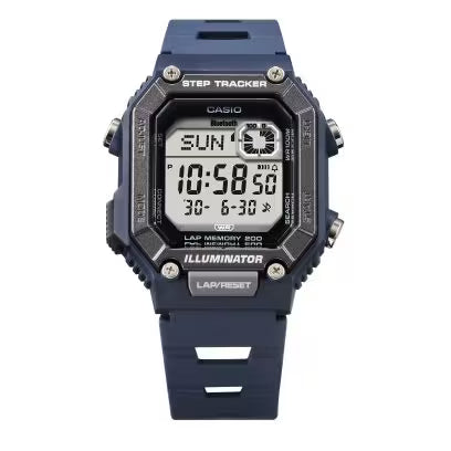 Casio WS-B1000-2AV Bluetooth Step Tracker Digital Blue Men's Watch
