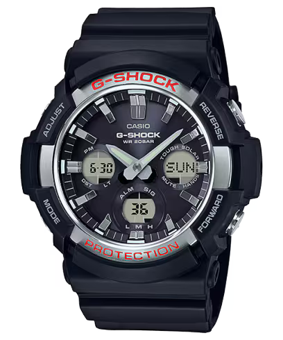Casio G-Shock GAS-100-1A Tough Solar Analog-Digital Men's Watch