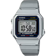 Casio B650WD-1A Vintage Digital Stainless Steel Men's Watch