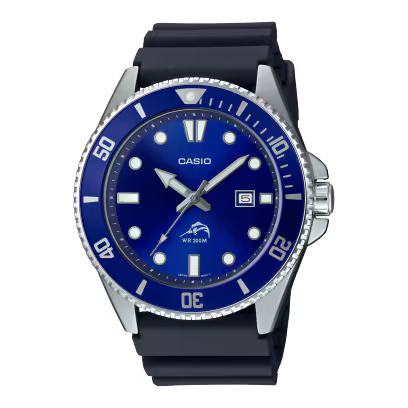 Casio Duro MDV106B-2A Blue Dial Dive Watch