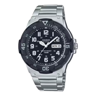 Casio MRW-200HD-1BV Analog Black Dial Stainless Steel Men's Watch