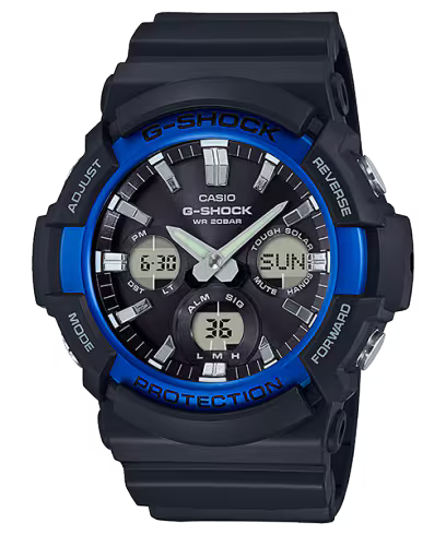 Casio G-Shock GAS-100B-1A2 Tough Solar Analog-Digital Men's Watch