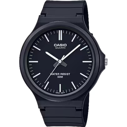 Casio MW-240-1EV Analog Black Dial Resin Men's Watch