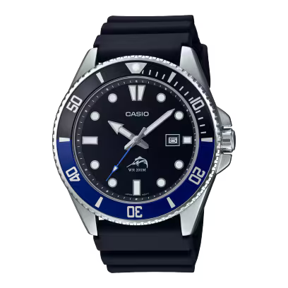 Casio Duro MDV106B-1A1V Men's 200M Batman Dive Watch with Quartz Movement