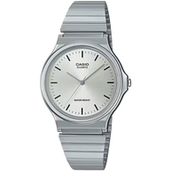 Casio MQ24D-7E Analog White Dial Stainless Steel Unisex Watch
