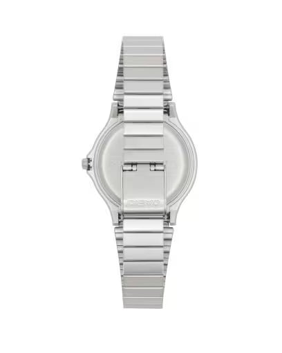 Casio MQ24D-7E Analog White Dial Stainless Steel Unisex Watch