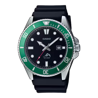 Casio Duro MDV106B-1A2V Pepsi Men's 200M Dive Watch with Quartz Movement