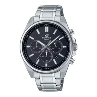 Casio Edifice EFV-650D-1AV Men's Black Dial Chronograph Stainless Steel Watch