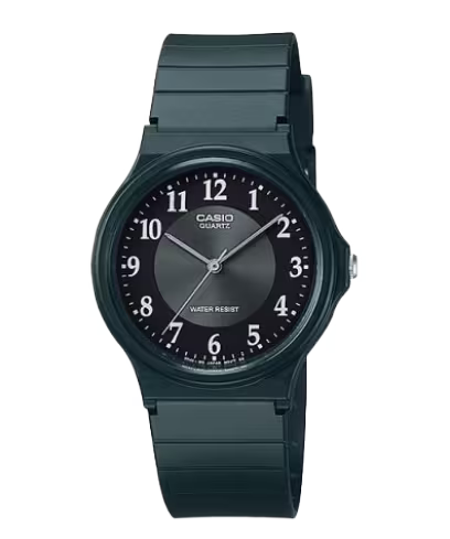 Casio MQ24-1B3LL Analog Black Dial Resin Unisex Watch