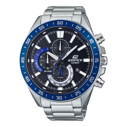 Casio Edifice EFV-620D-1A2V Men's Black Dial Chronograph Stainless Steel Watch