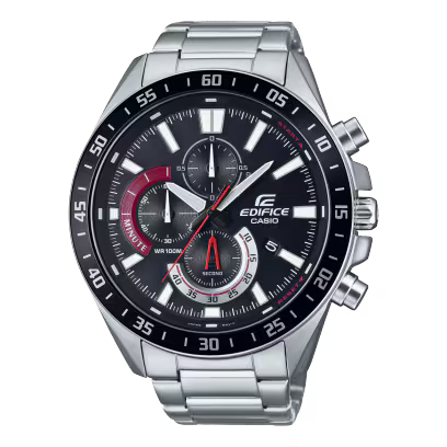 Casio Edifice EFV620D-1A4V Men's Black Dial Chronograph Stainless Steel Watch