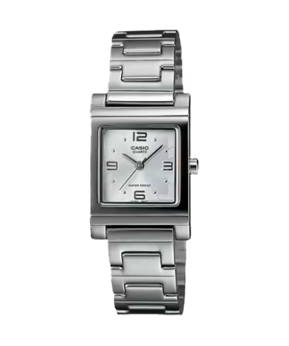 Casio LTP1237D-7A Analog Silver Dial Stainless Steel Women's Watch