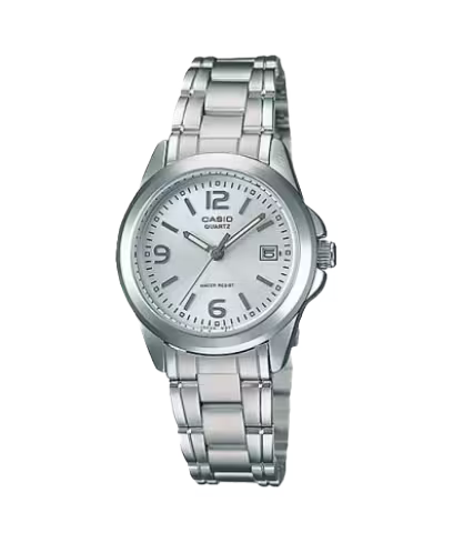 Casio LTP1215A-7A Analog Silver Dial Stainless Steel Women's Watch