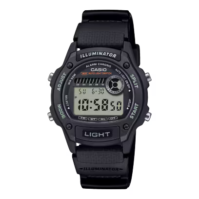 Casio W-220H-1AV Men's Digital Sports Watch with 50M Water Resistance