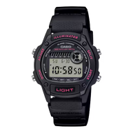 Casio W220H-1A2V Digital Watch for Men | 50M Water Resistant | Dual Time | LED Light