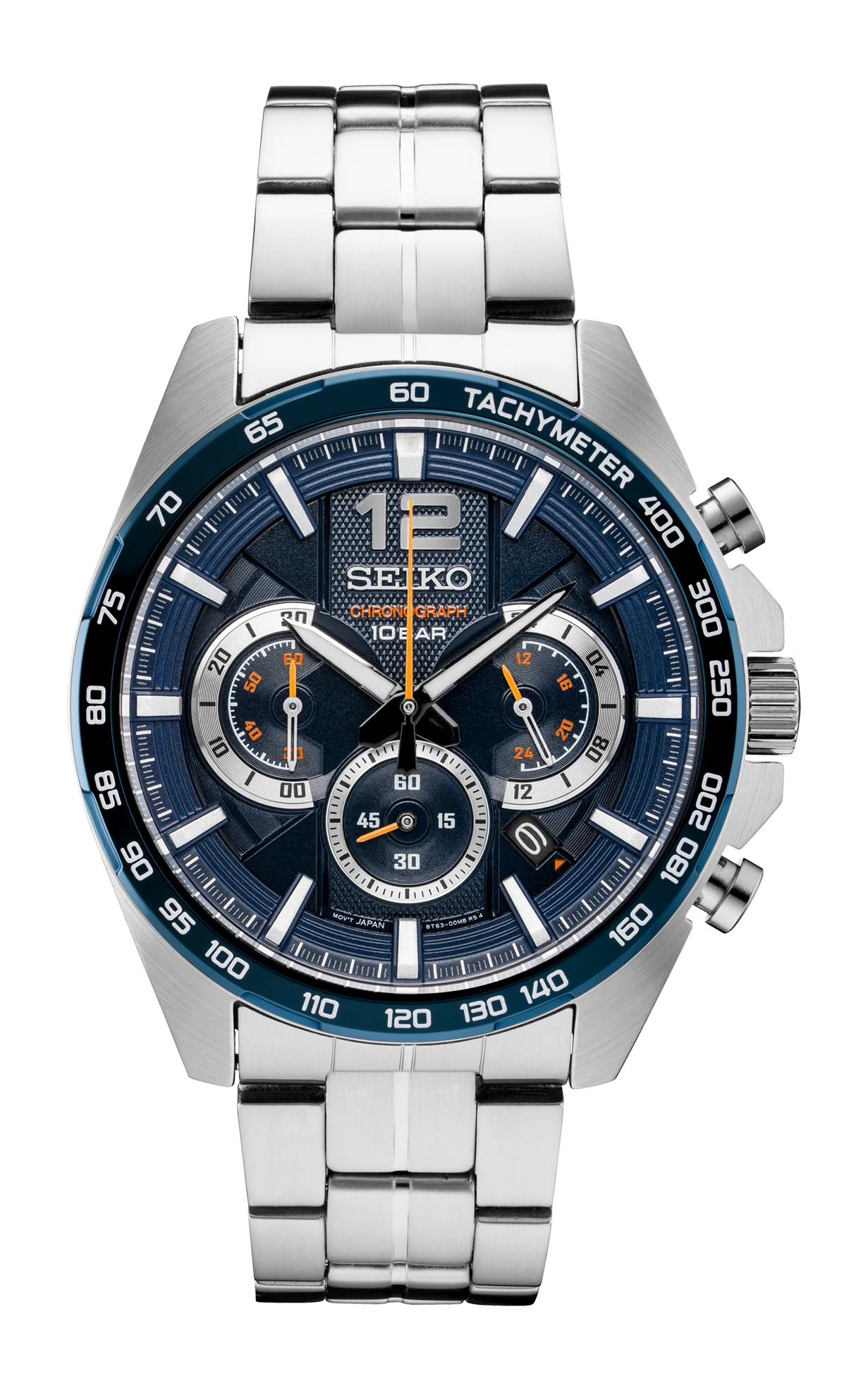Seiko SSB345 Essentials Chronograph Quartz Blue Dial Men's Watch