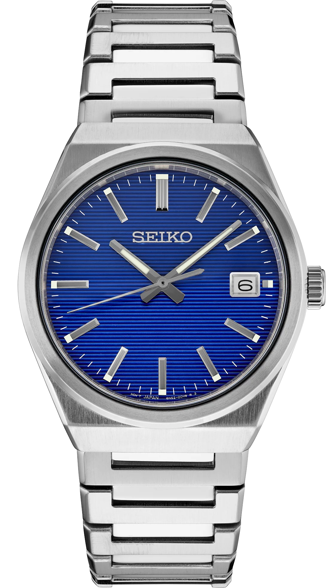 Seiko SUR555 Essentials Blue Dial Silver Tone Stainless Steel Men's Watch