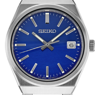 Seiko SUR555 Essentials Blue Dial Silver Tone Stainless Steel Men's Watch