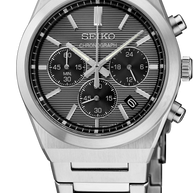Seiko Sports SSB455 Quartz Chronograph Grey Dial Men's Watch