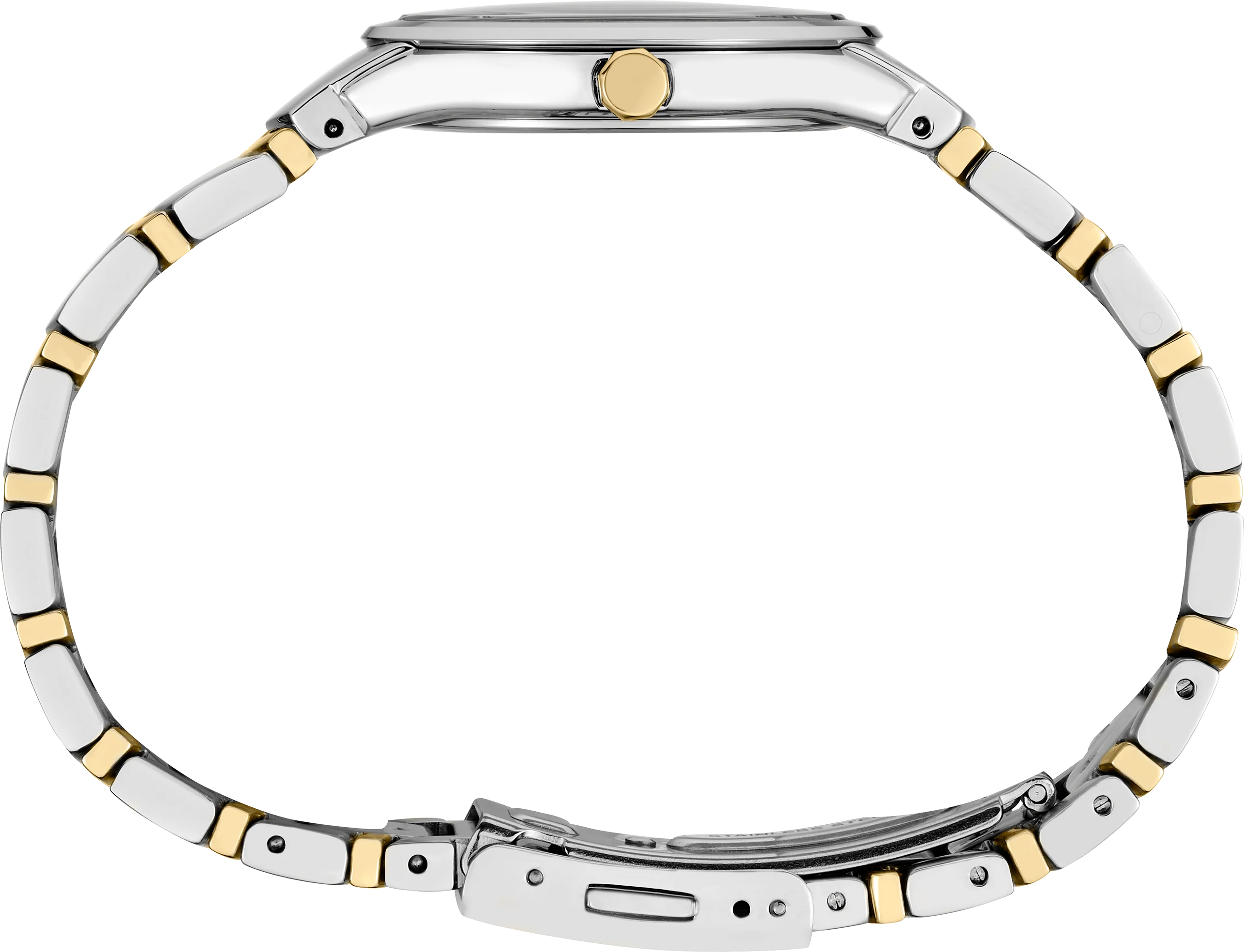 Seiko SUR550 Essentials Two Tone Champagne Dial Women's Watch