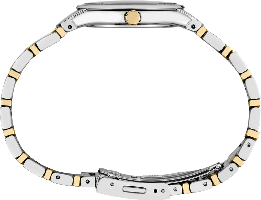 Seiko SUR550 Essentials Two Tone Champagne Dial Women's Watch